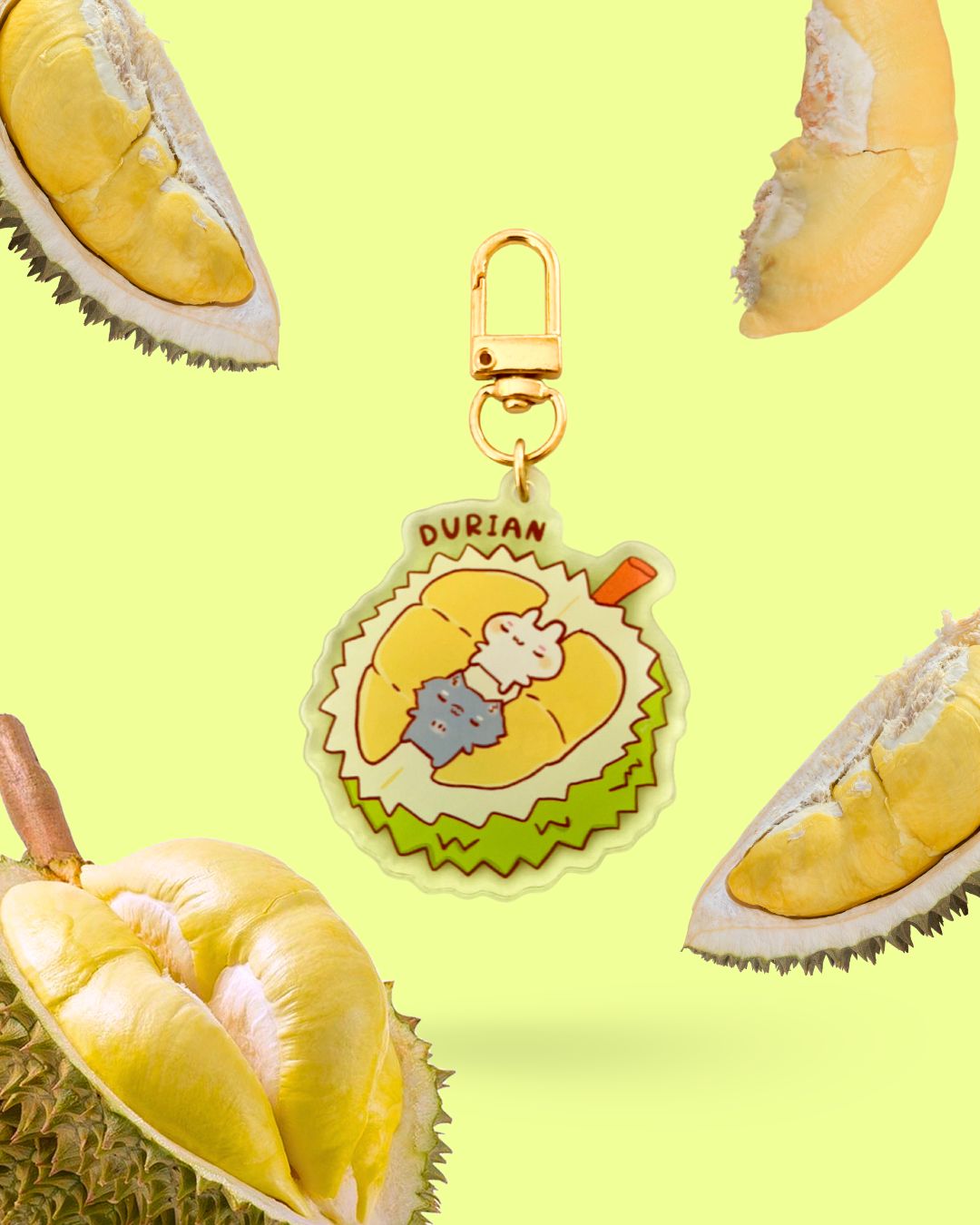Durian! Singapore Food Series - Acrylic Charms