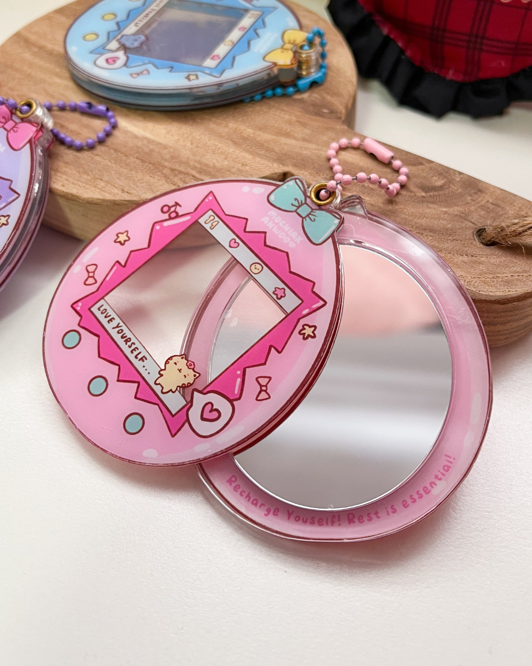 Tamagotchi Mirror Charm - Acrylic Charms