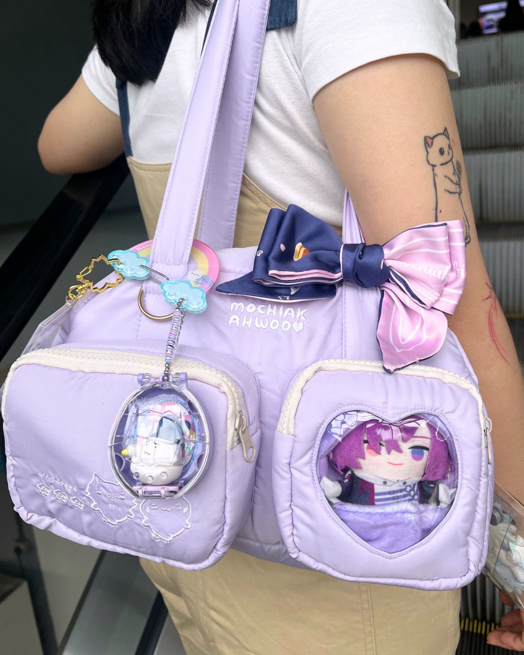 Puffy Bowling Bag (Purple)
