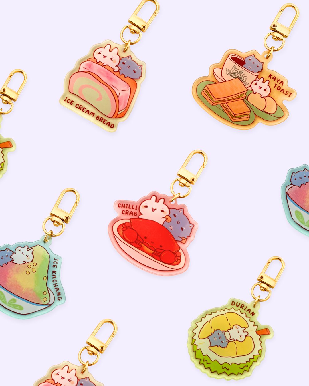 Ice-cream Bread! Singapore Food Series - Acrylic Charms