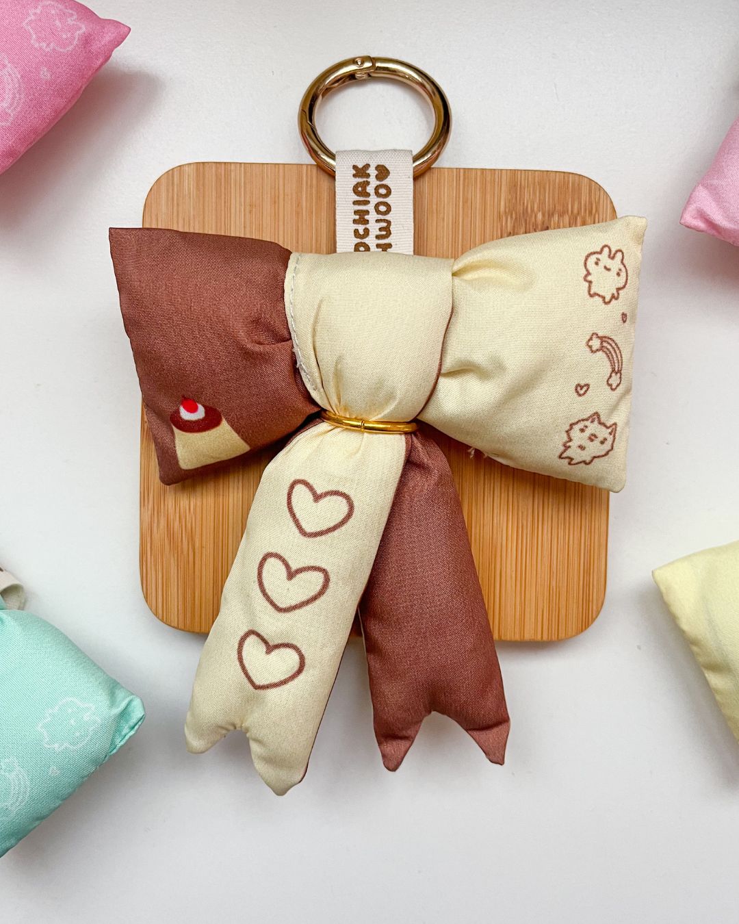Puff Ribbon Charm - Bag Charms