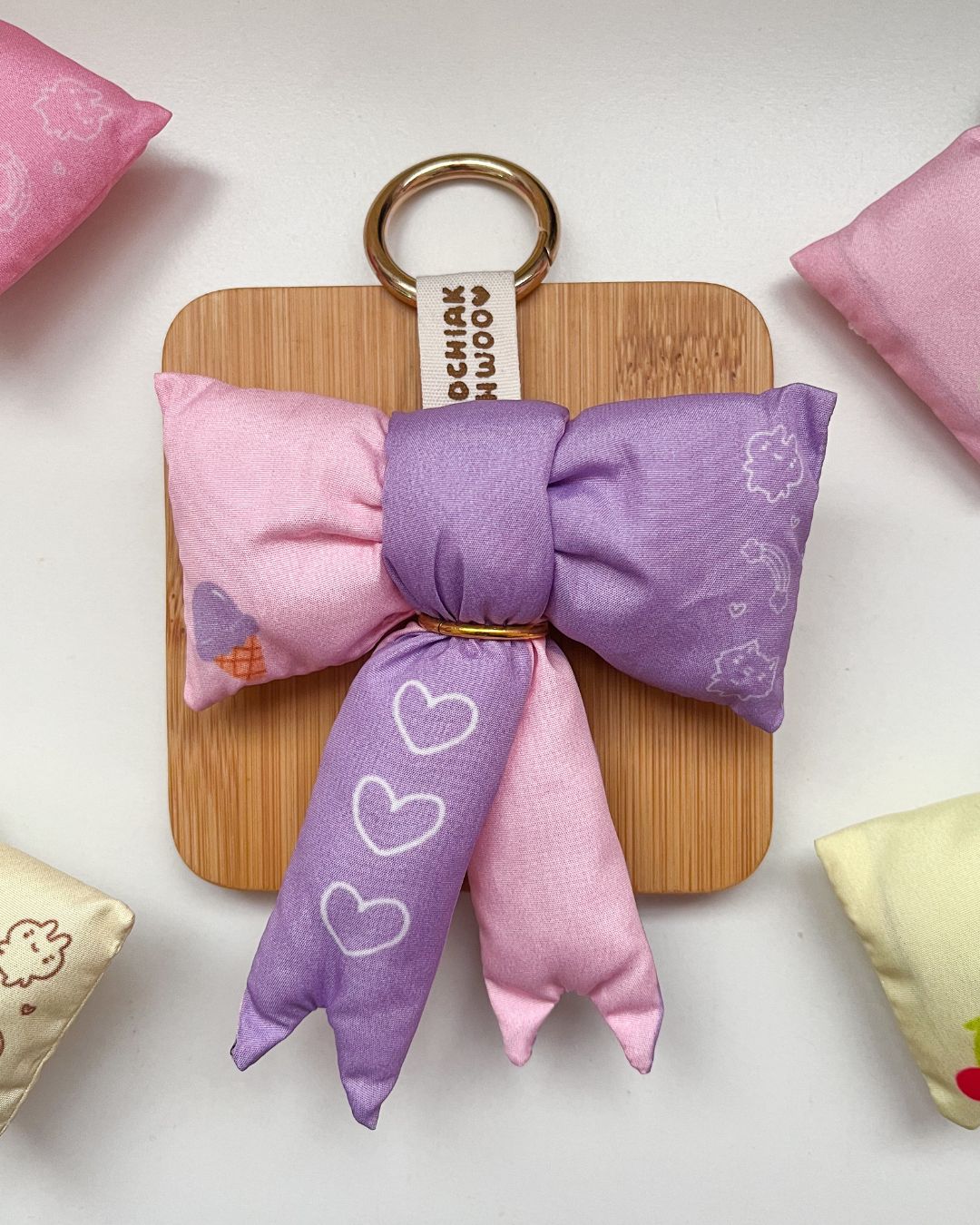 Puff Ribbon Charm - Bag Charms