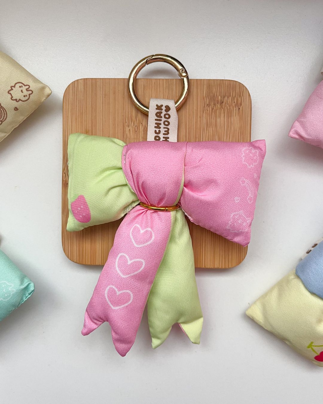 Puff Ribbon Charm - Bag Charms
