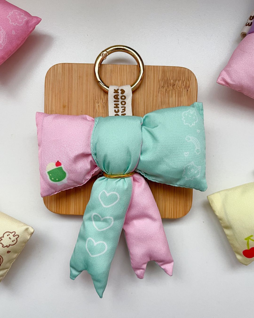 Puff Ribbon Charm - Bag Charms