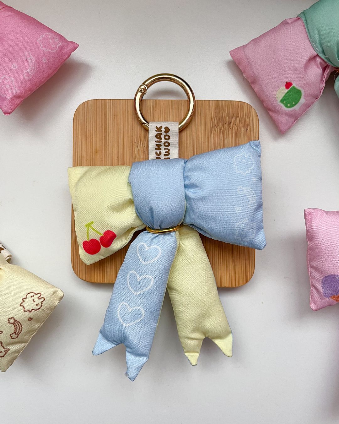 Puff Ribbon Charm - Bag Charms