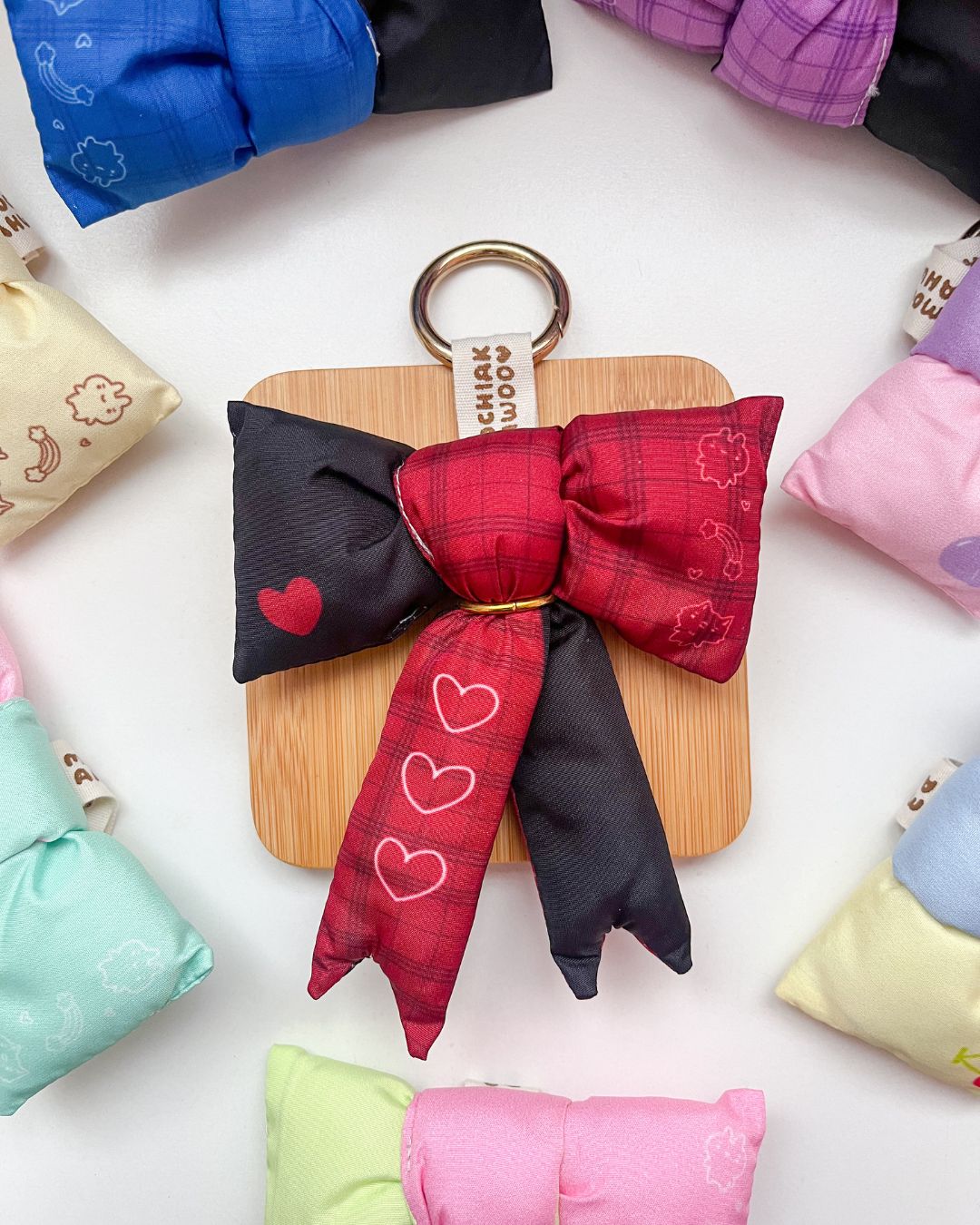 Puff Ribbon Charm - Bag Charms