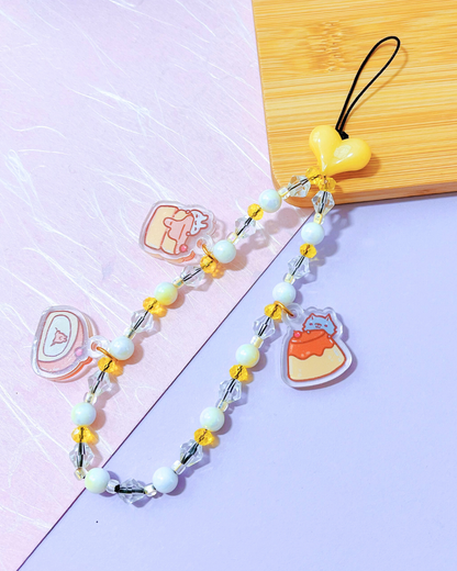 Sweet Yellow Delights - Handmade Phone String!