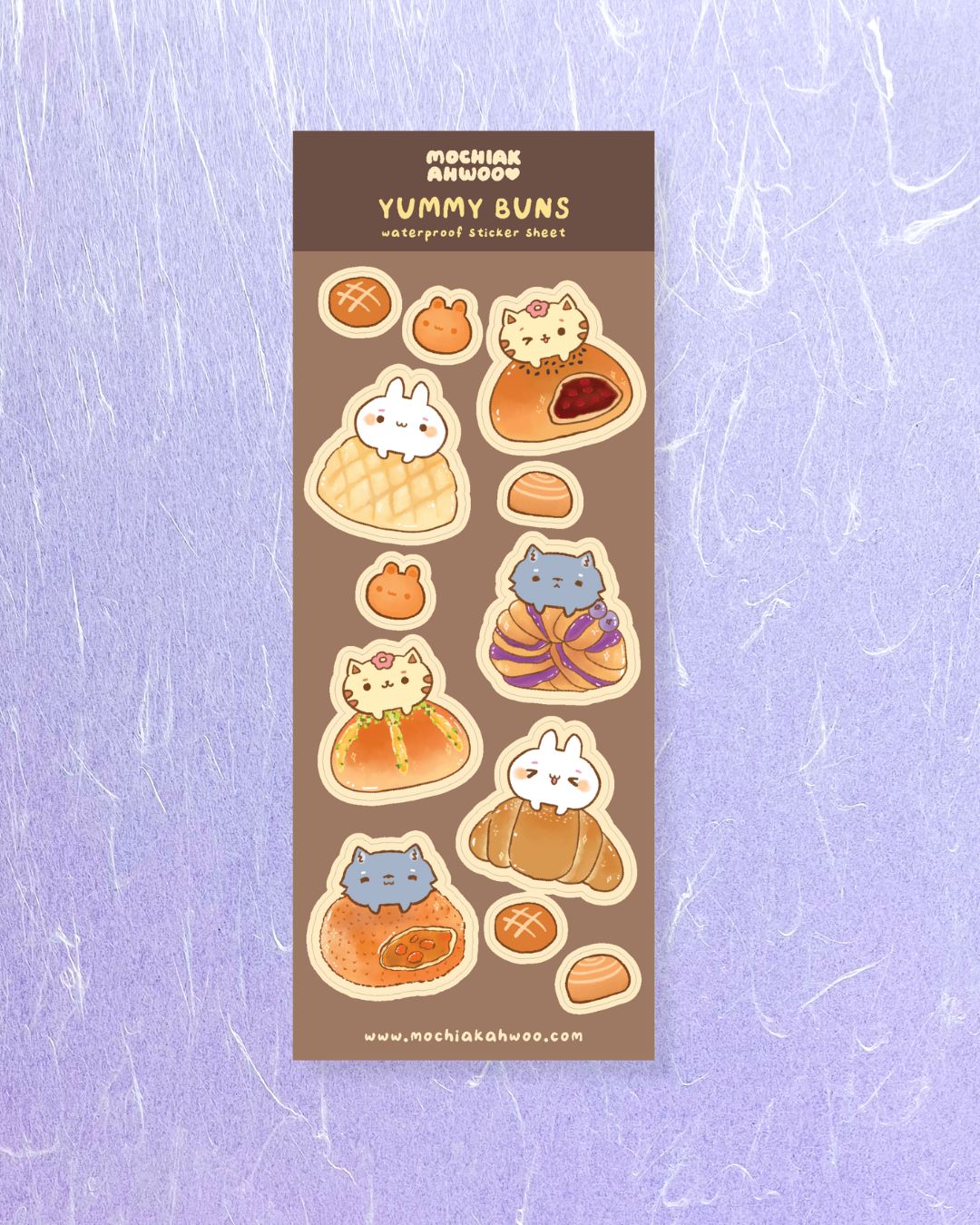 Yummy Buns - Sticker Sheet!