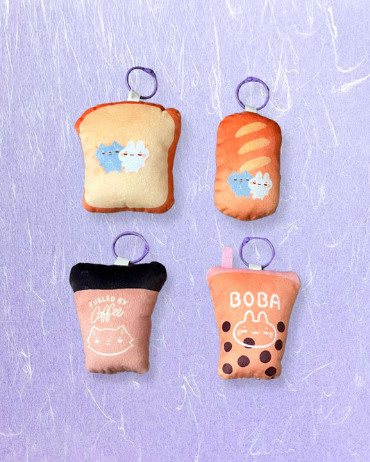 Mini Food Keychain Plush