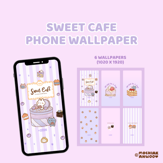 Sweet Cafe Theme Phone Wallpapers!