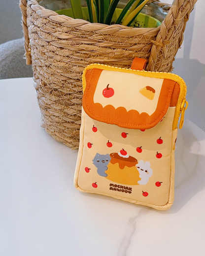 Puffy Card Pouch (Pudding)