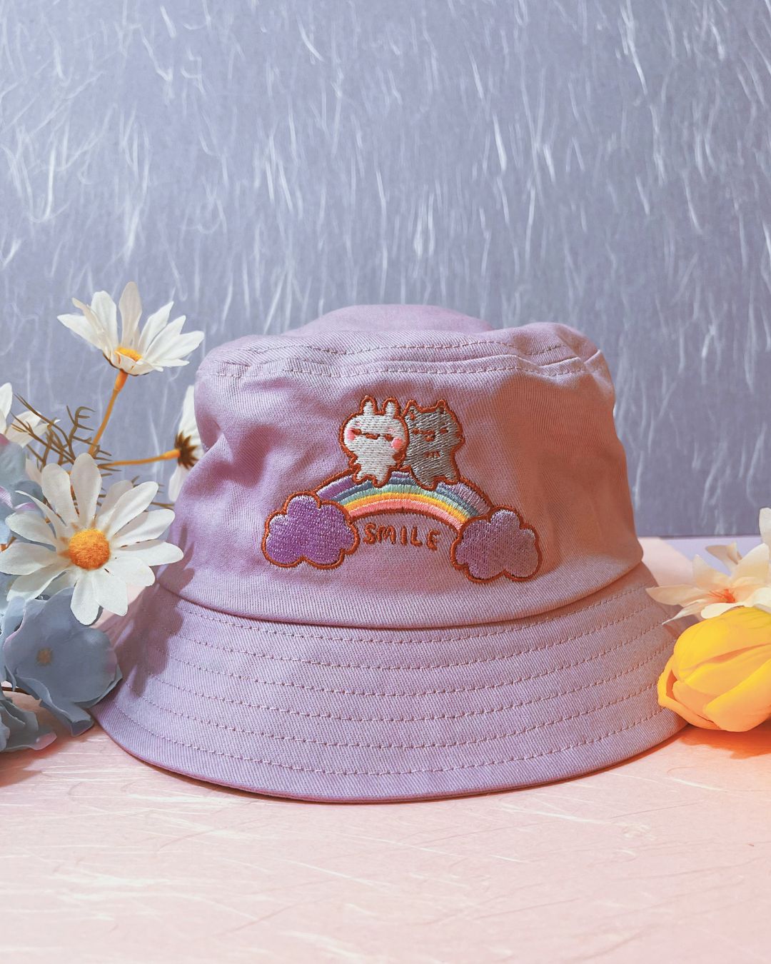 Rainbow Smile Bucket Hat - 5 colors