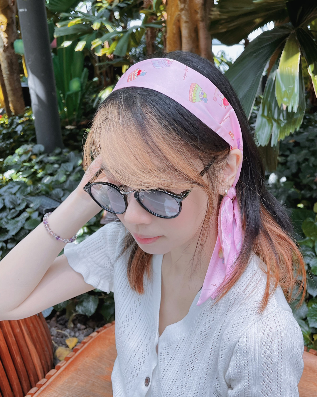 Sweets! Cute Twilly Ribbon Scarf - 2 styles