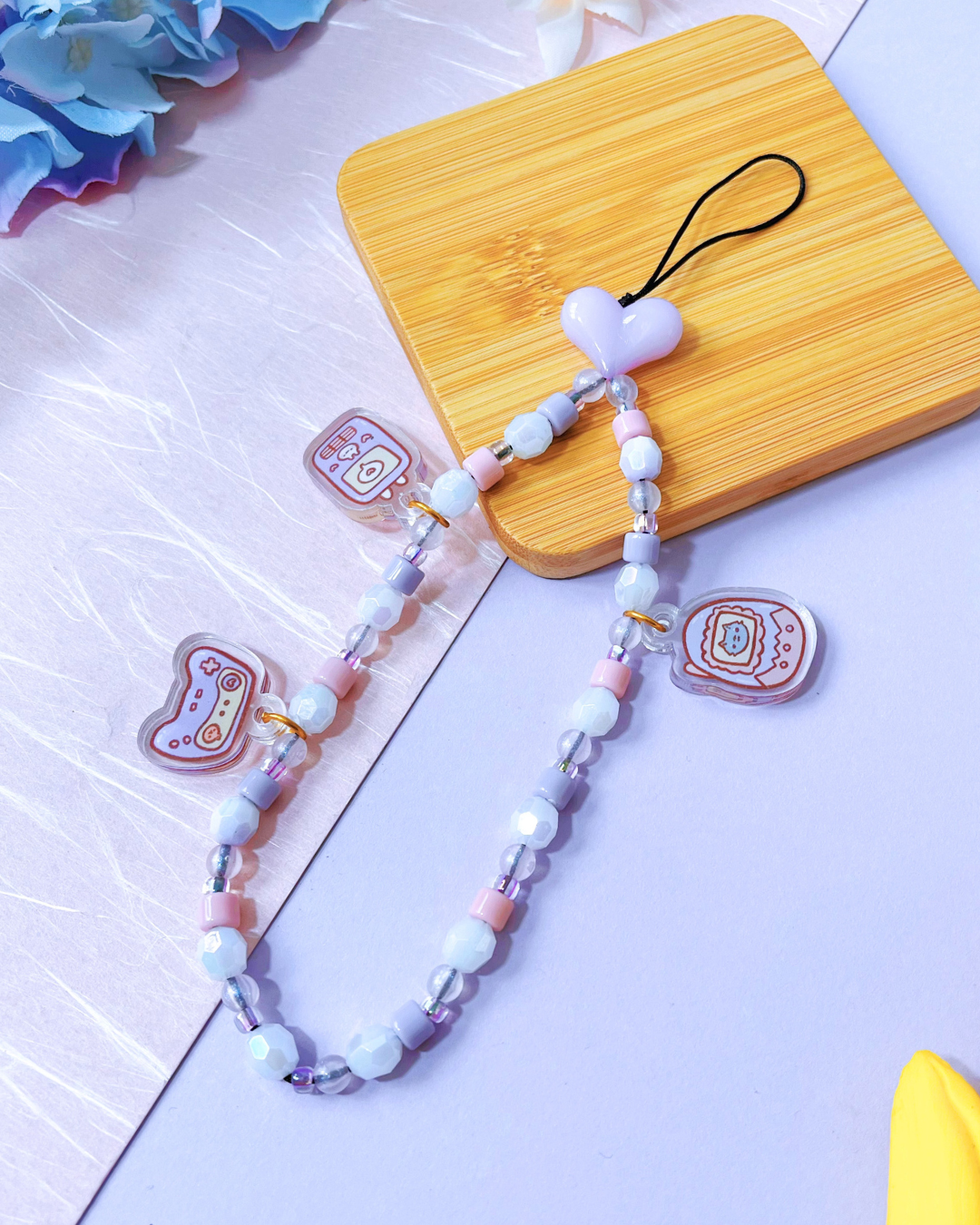 Pastel Gamer Bliss - Handmade Phone String!