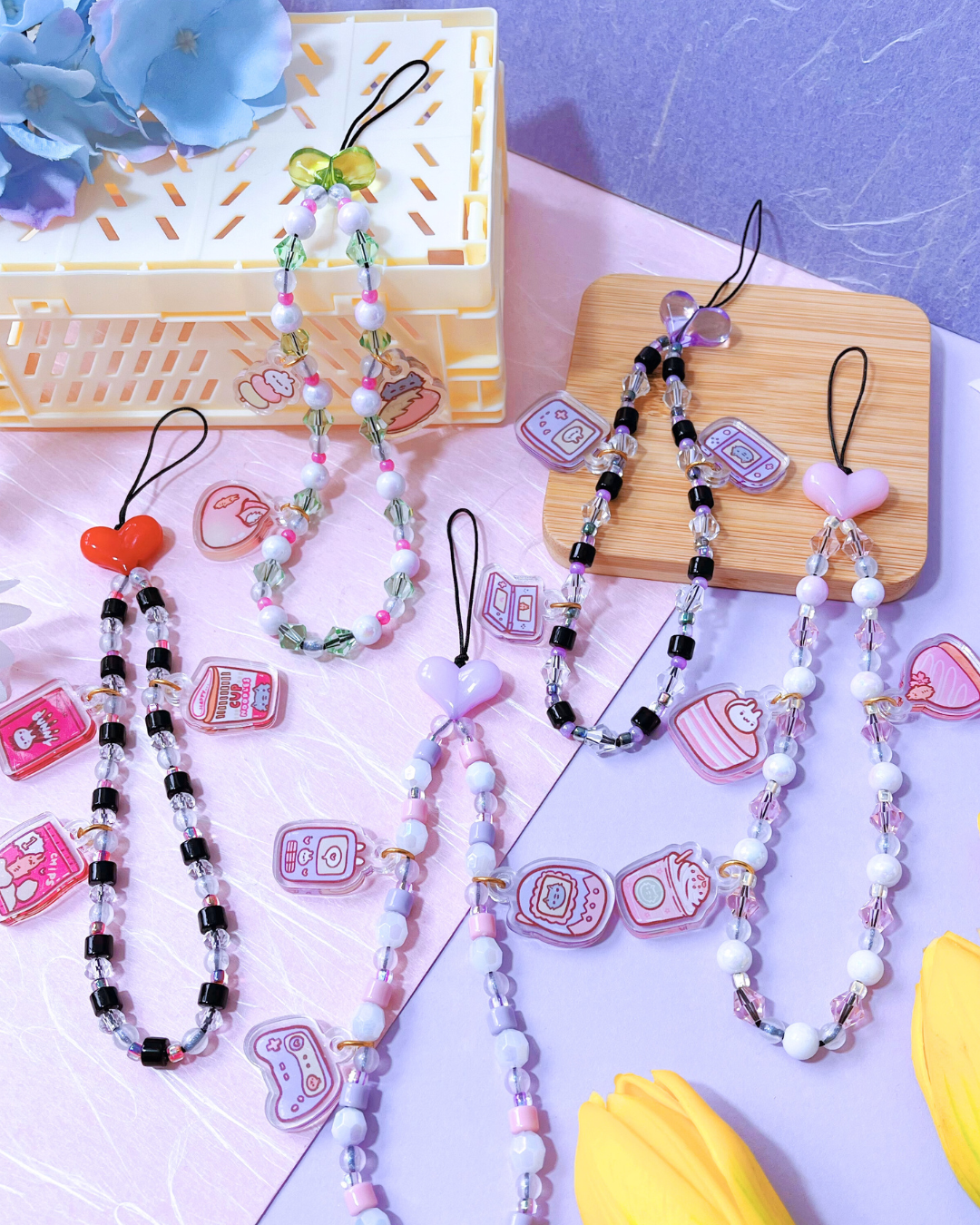 Pastel Gamer Bliss - Handmade Phone String!