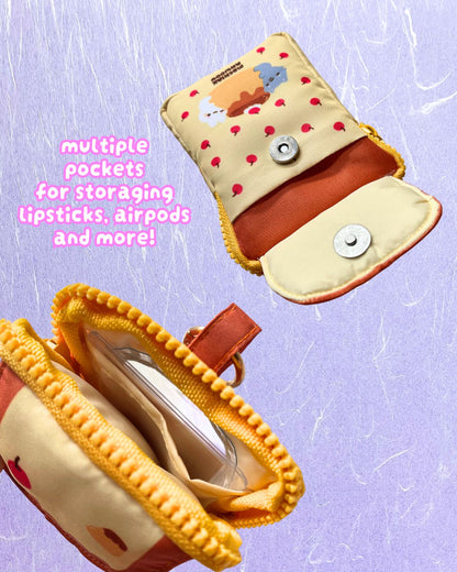 Puffy Card Pouch (Cherry)