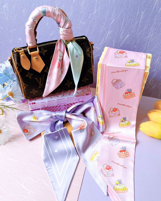 Sweets! Cute Twilly Ribbon Scarf - 2 styles