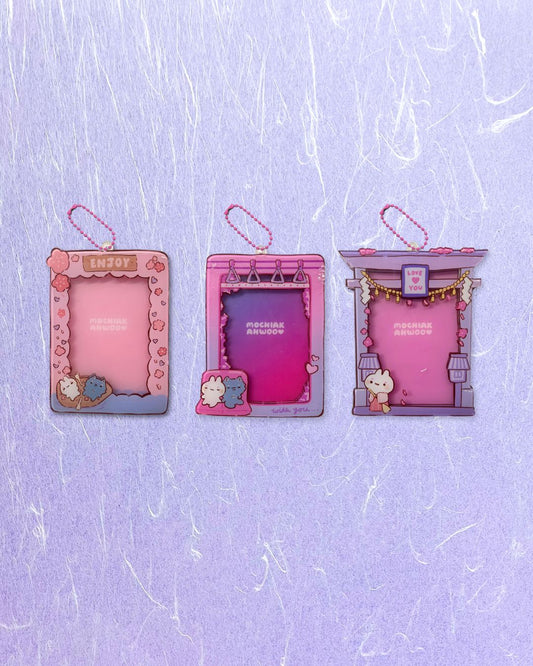 Scenic Moments - Acrylic Photo Card Holder Charms!