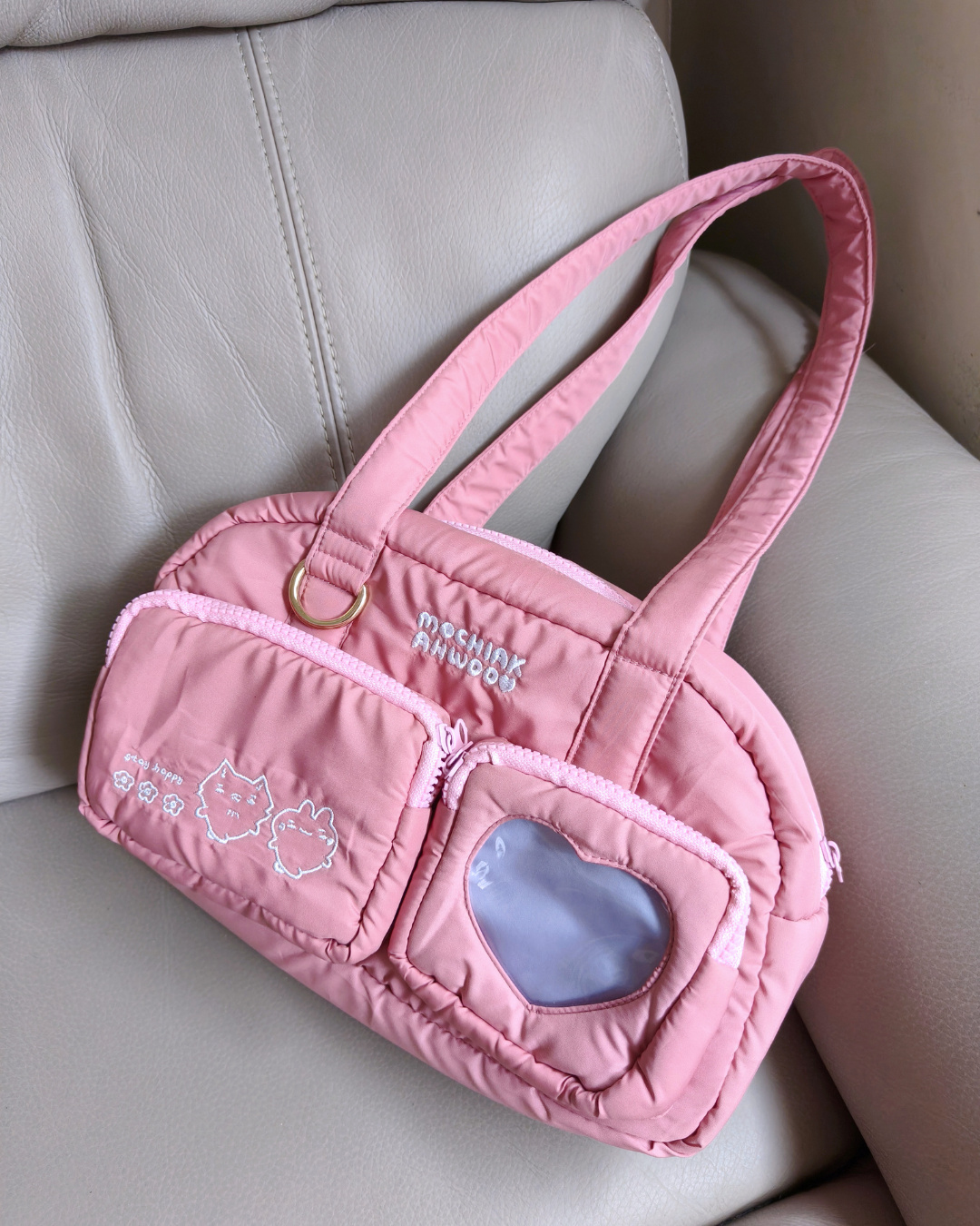 [PRE-ORDER] Puffy Bowling Bag (Dusty Pink)