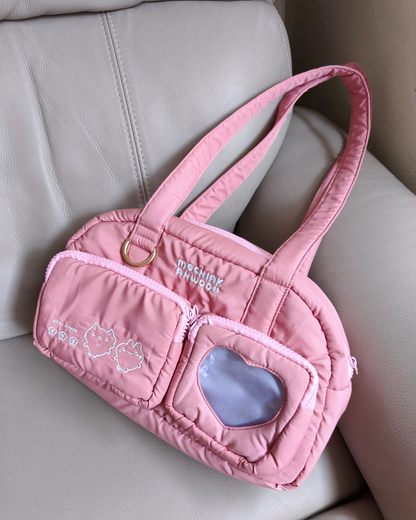 [PRE-ORDER] Puffy Bowling Bag (Dusty Pink)