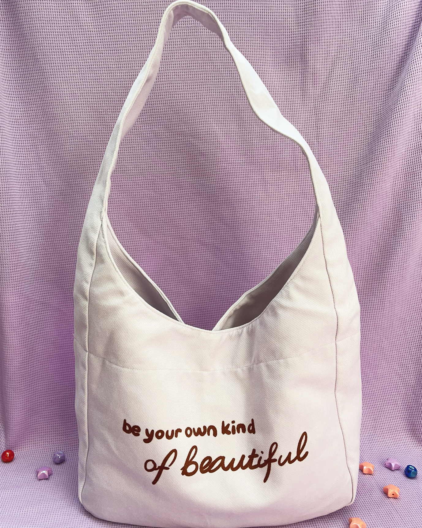 Be your own kind of Beautiful! - Lilac Large Shoulder Bag