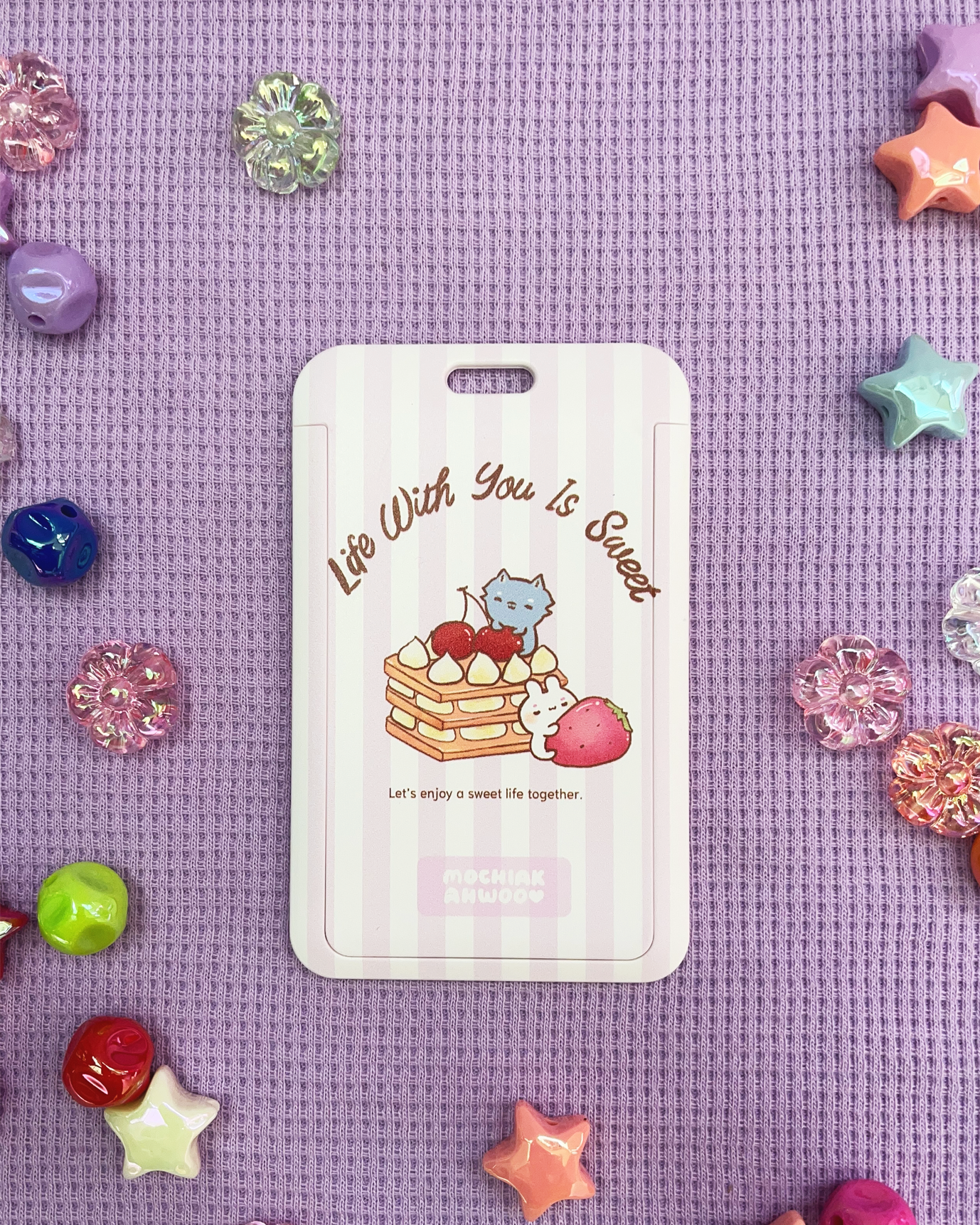 Sweet Cafe! Card Case - Pink