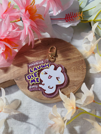 Singaporean Saying - Acrylic Glitter Charms! 12 Designs