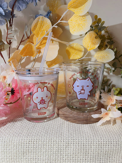 Happy Taste - Cute Glass Cup