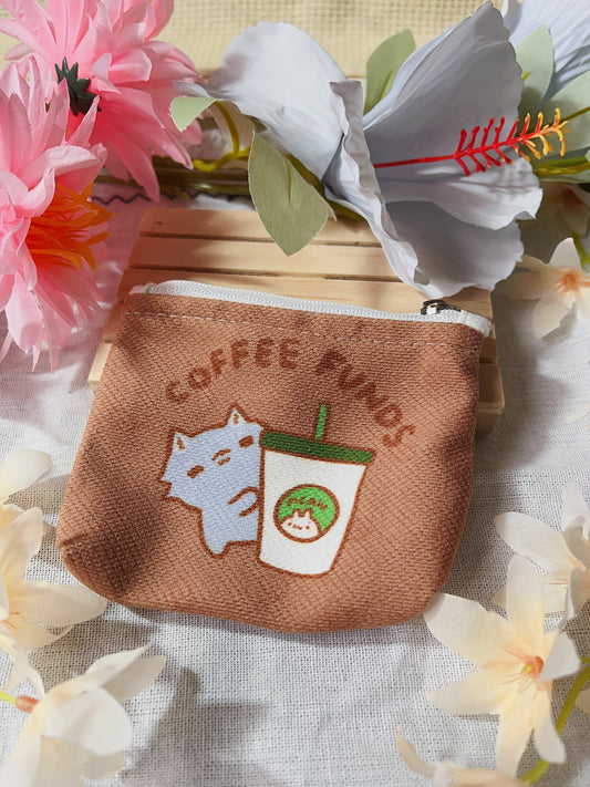 Coffee Funds! - Cute Coin Pouch