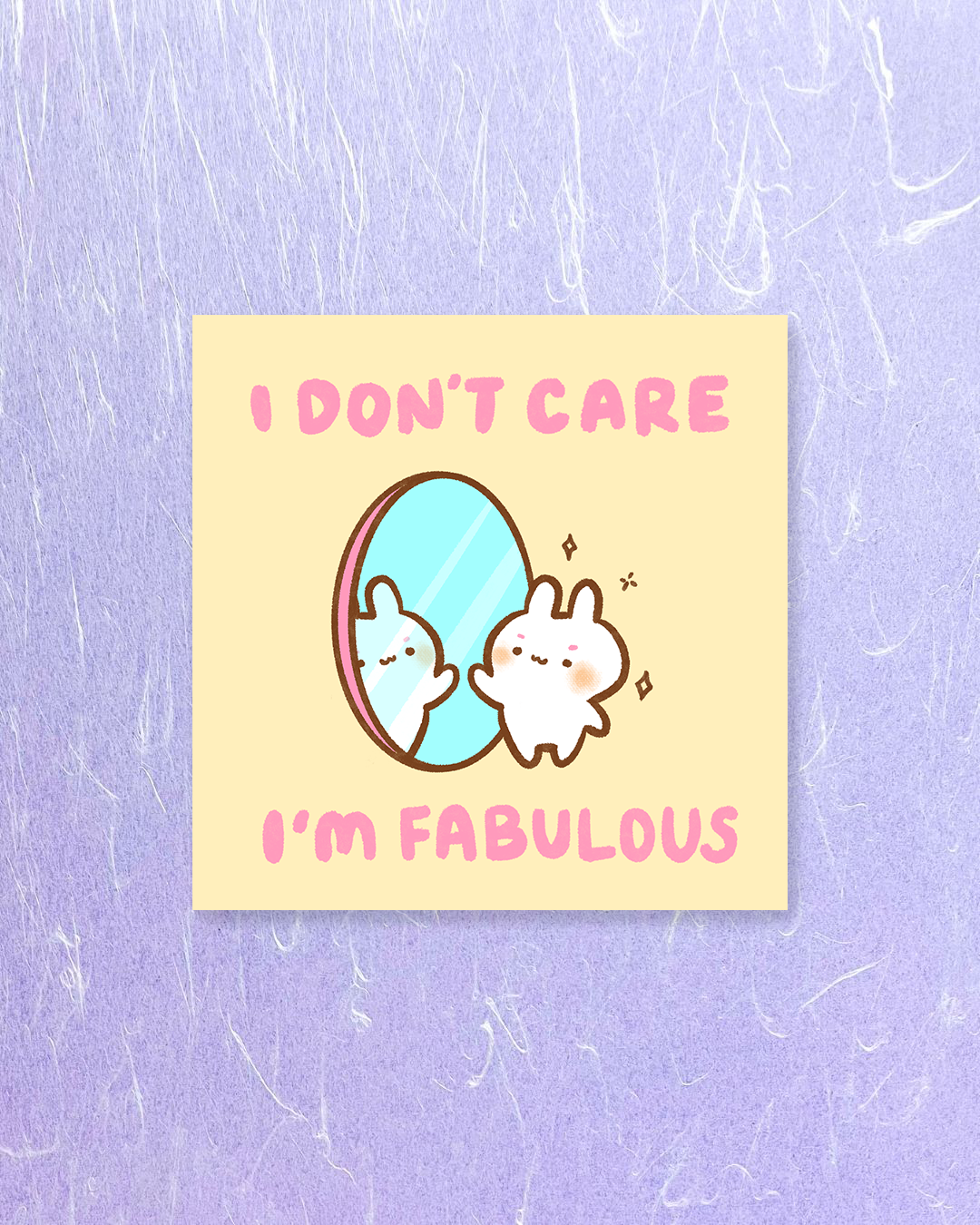 I'm Fabulous! - Square Print, Card