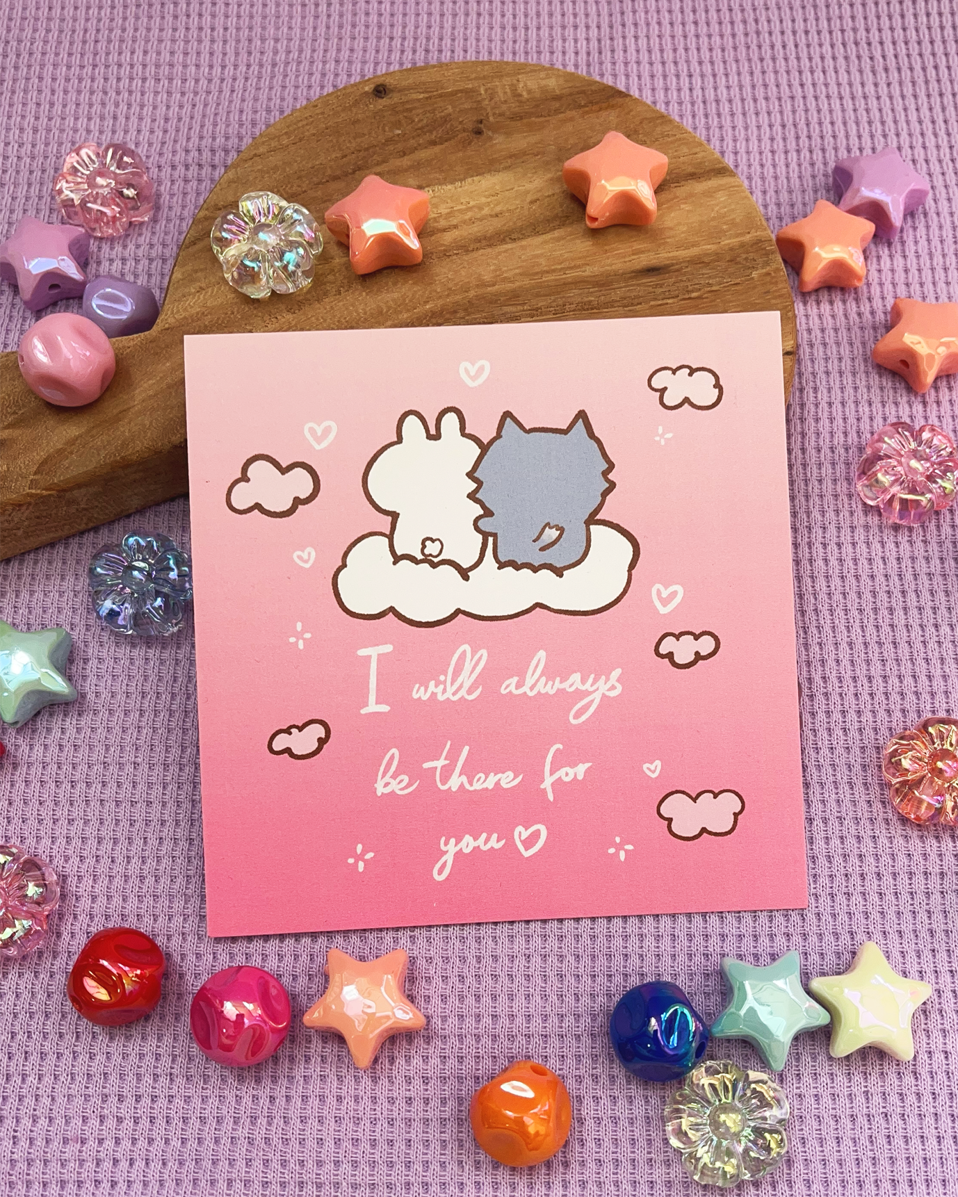 There For You! - Square Print, Card