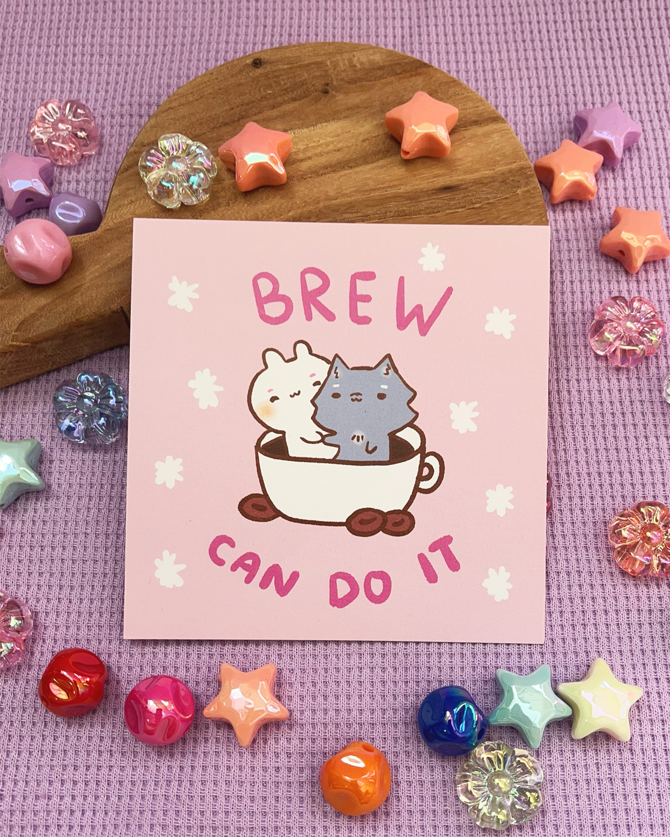 Brew Can Do It - Square Print, Card