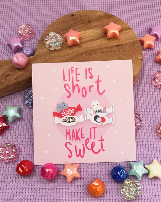Make Life Sweet! Square Print, Card
