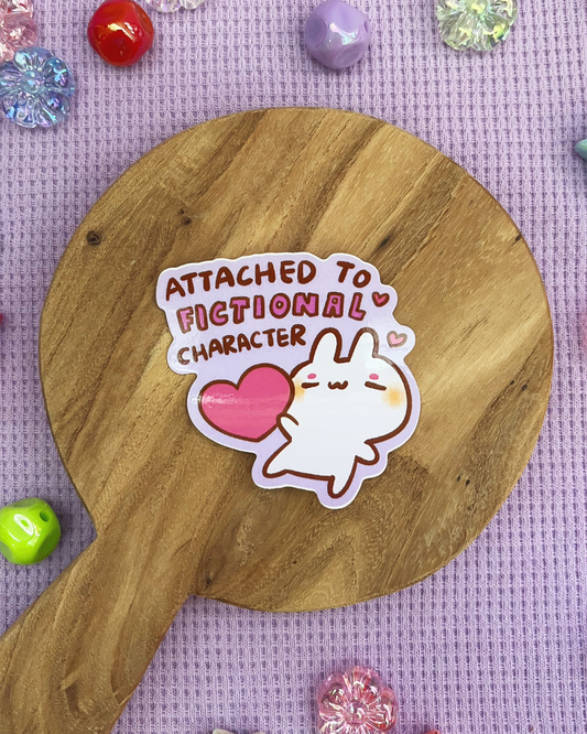Attached of Fictional Character! - Die Cut Stickers!