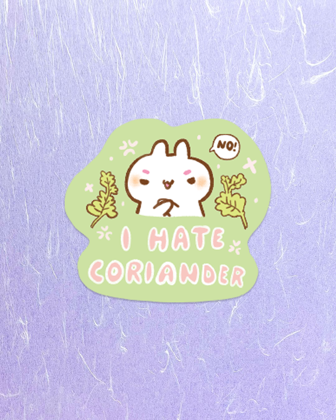 Hate Coriander- Die Cut Stickers!