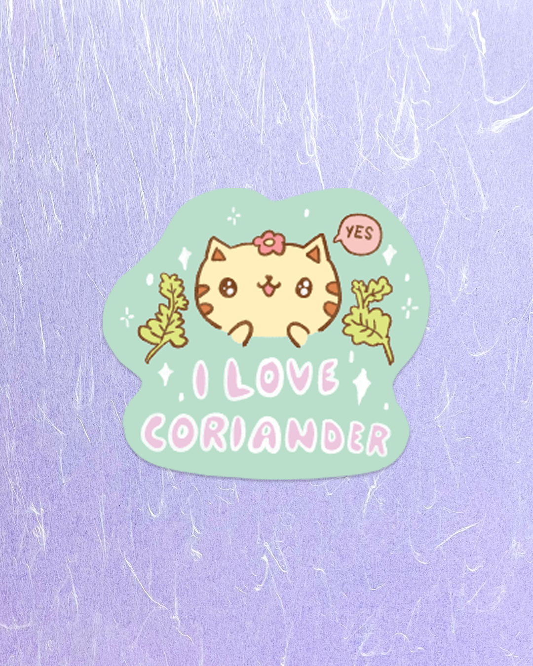 Love Coriander- Die Cut Stickers!