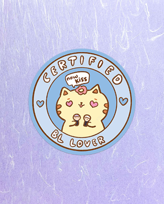 Certified BL Lover - Die Cut Stickers!