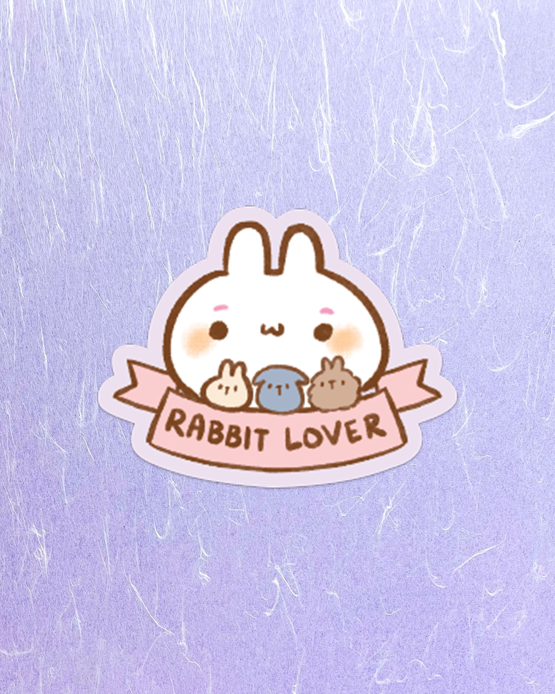 Rabbit Lover - Die Cut Stickers!