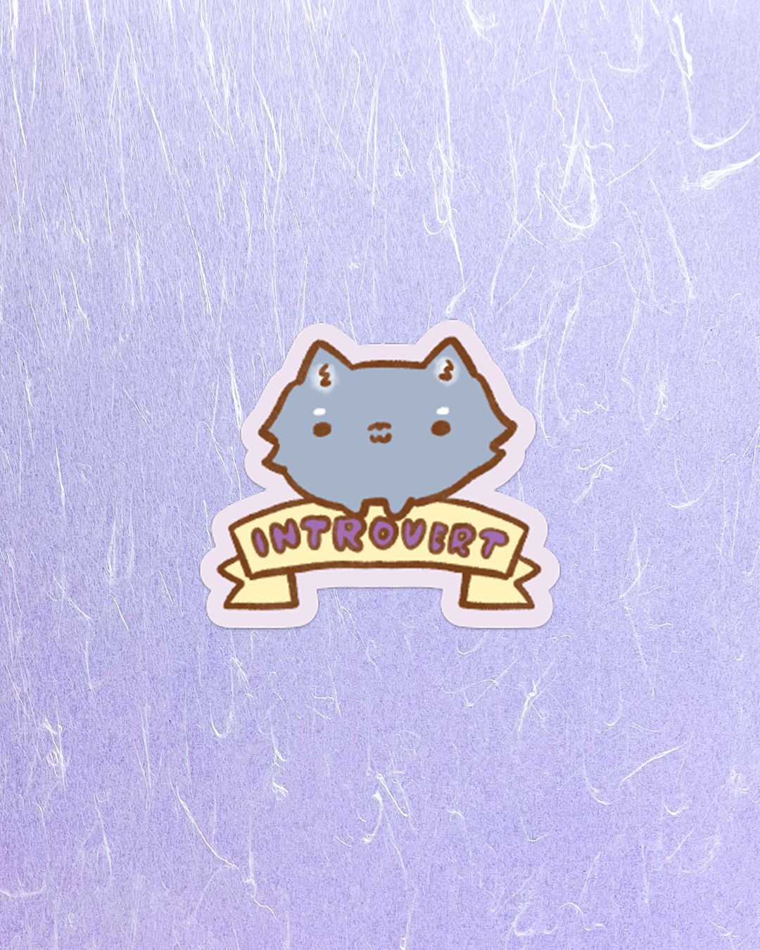 Introvert - Die Cut Stickers!