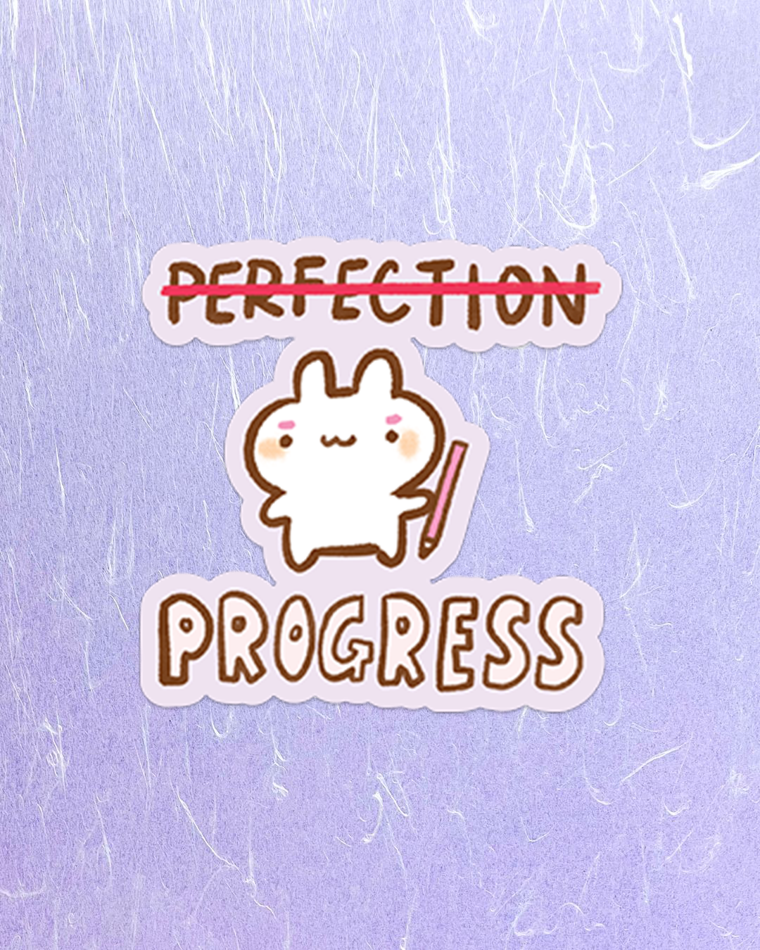 Progress not Perfection! - Die Cut Stickers!