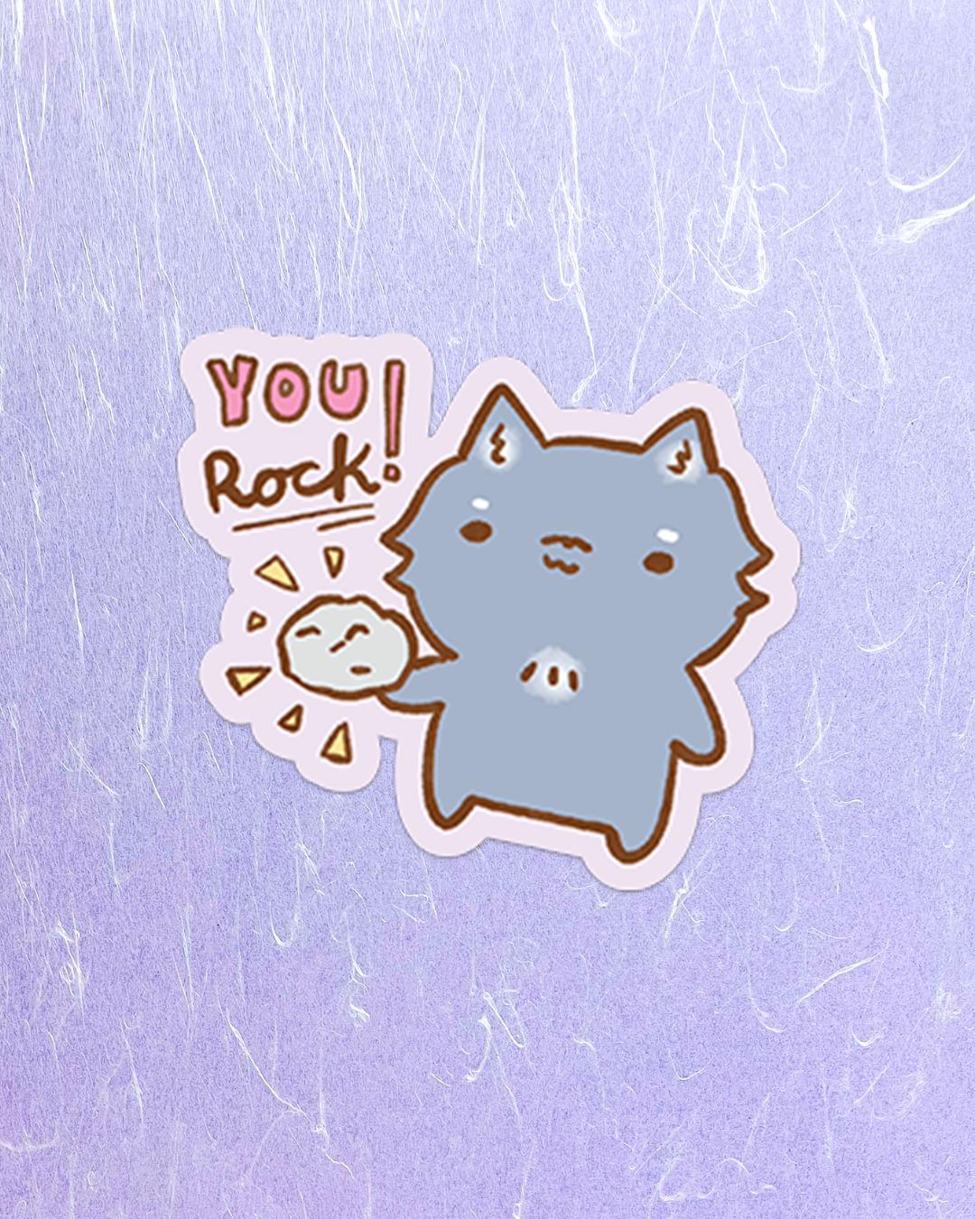 You Rock - Die Cut Stickers!