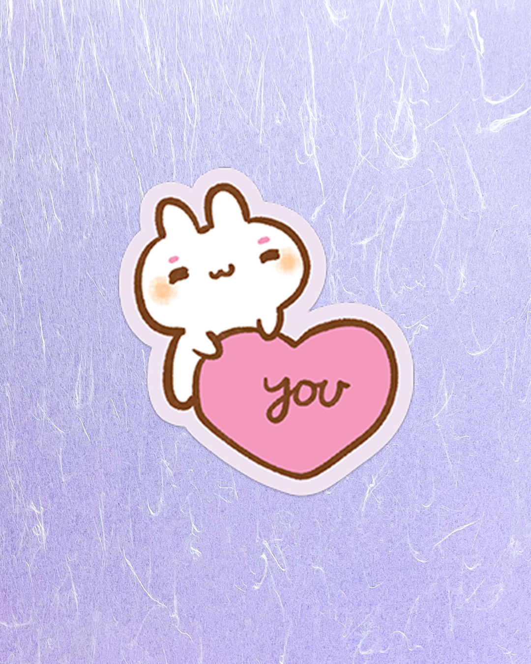 Love You Too - Die Cut Stickers!