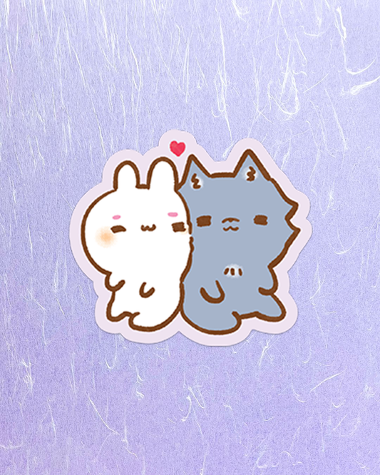 Cheeky Embrace - Die Cut Stickers!