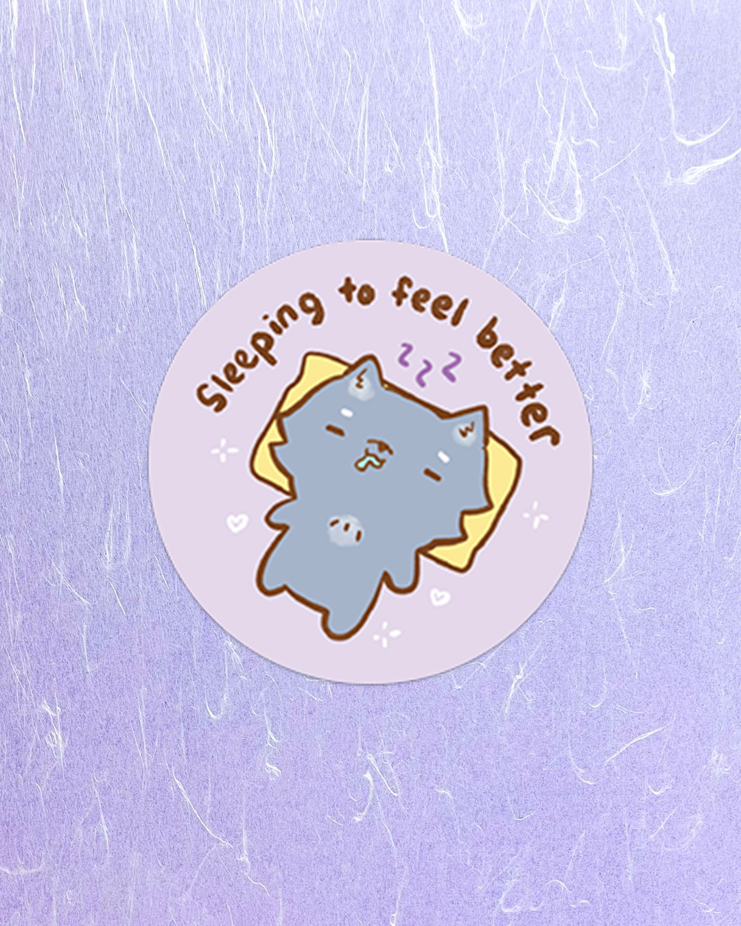 Sleeping to Feel Better - Die Cut Stickers!