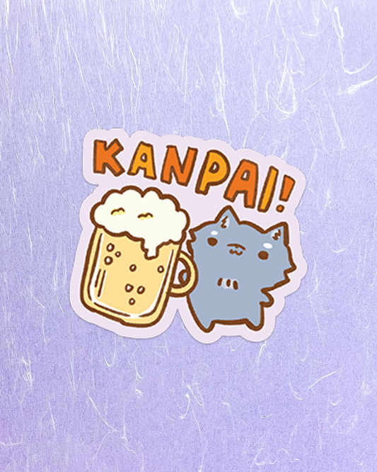 KANPAI! - Die Cut Stickers!