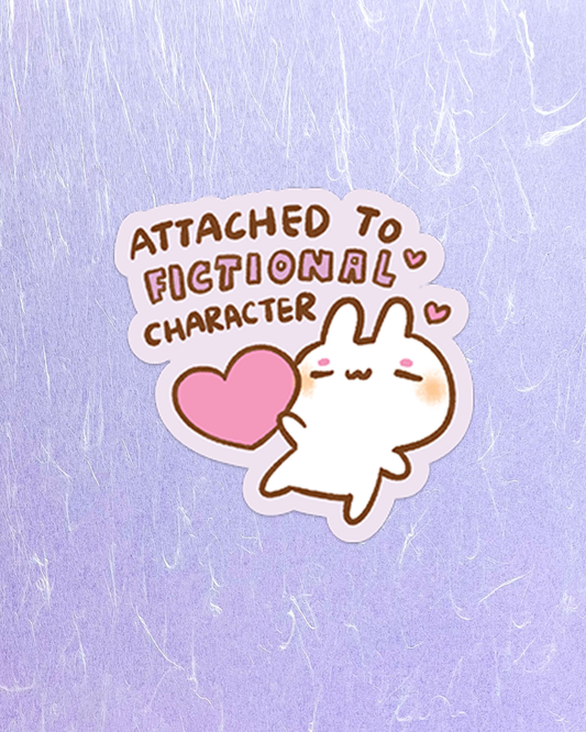 Attached of Fictional Character! - Die Cut Stickers!