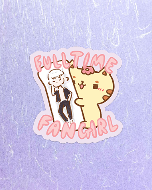 Full-Time Fan Girl - Die Cut Stickers!