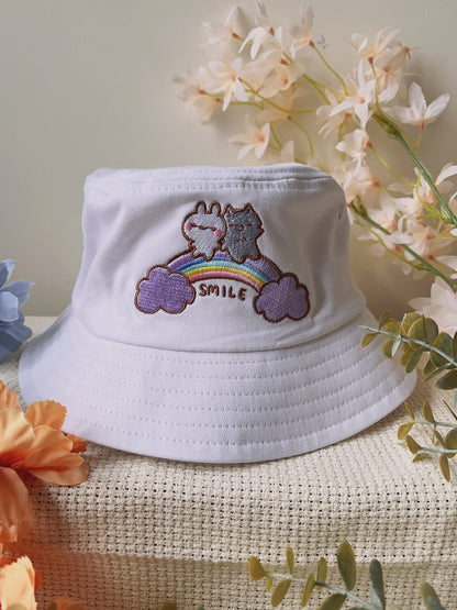 Rainbow Smile Bucket Hat - 3 colors